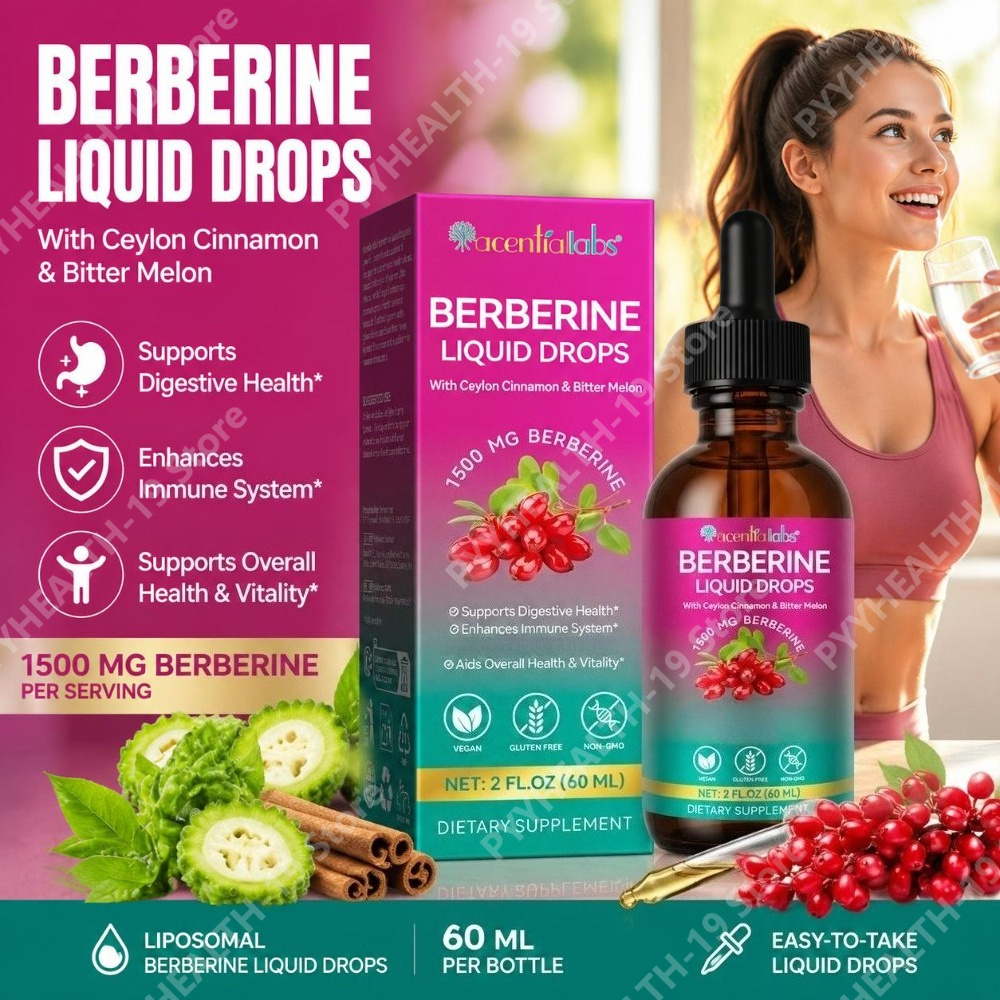 Bitters Bottle Set - Acentiallabs Gotas Líquidas de Berberina com