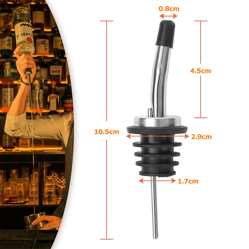 4 peças de aço inoxidável clás - Speed Pourer Cap avaliação e preço